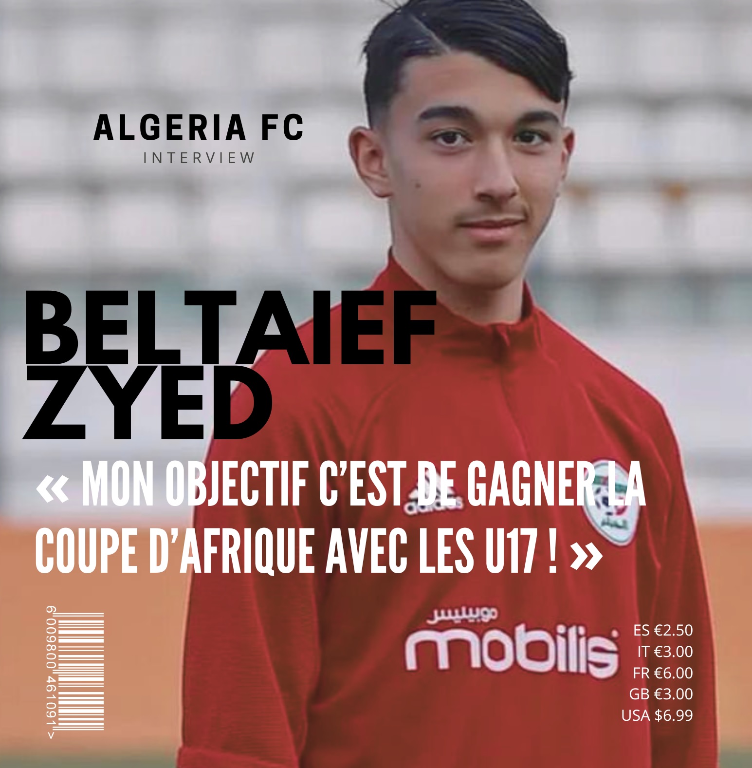 Interview - Zyed Beltaief (AC Ajaccio & Algérie U17): « Mon objectif c’est de gagner la Coupe d’Afrique »